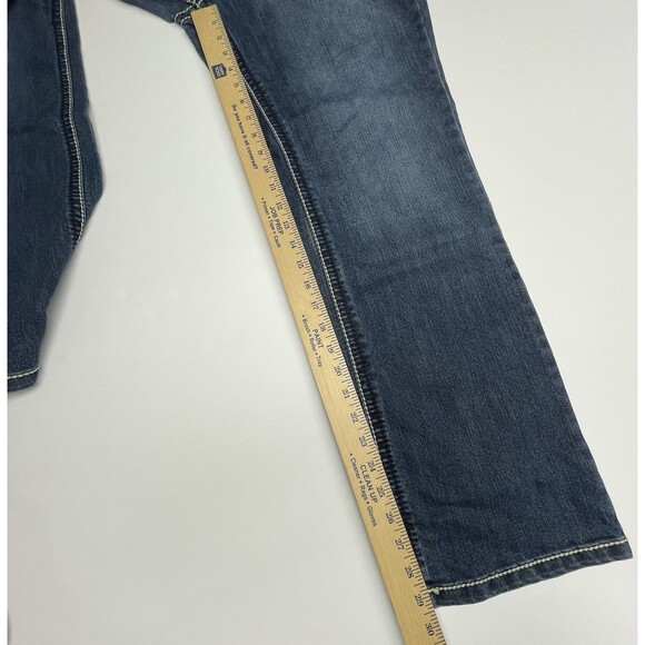 Nine West Jeans Embellished Bling Pockets Bootcut Women's Size 12 - Picture 14 of 16